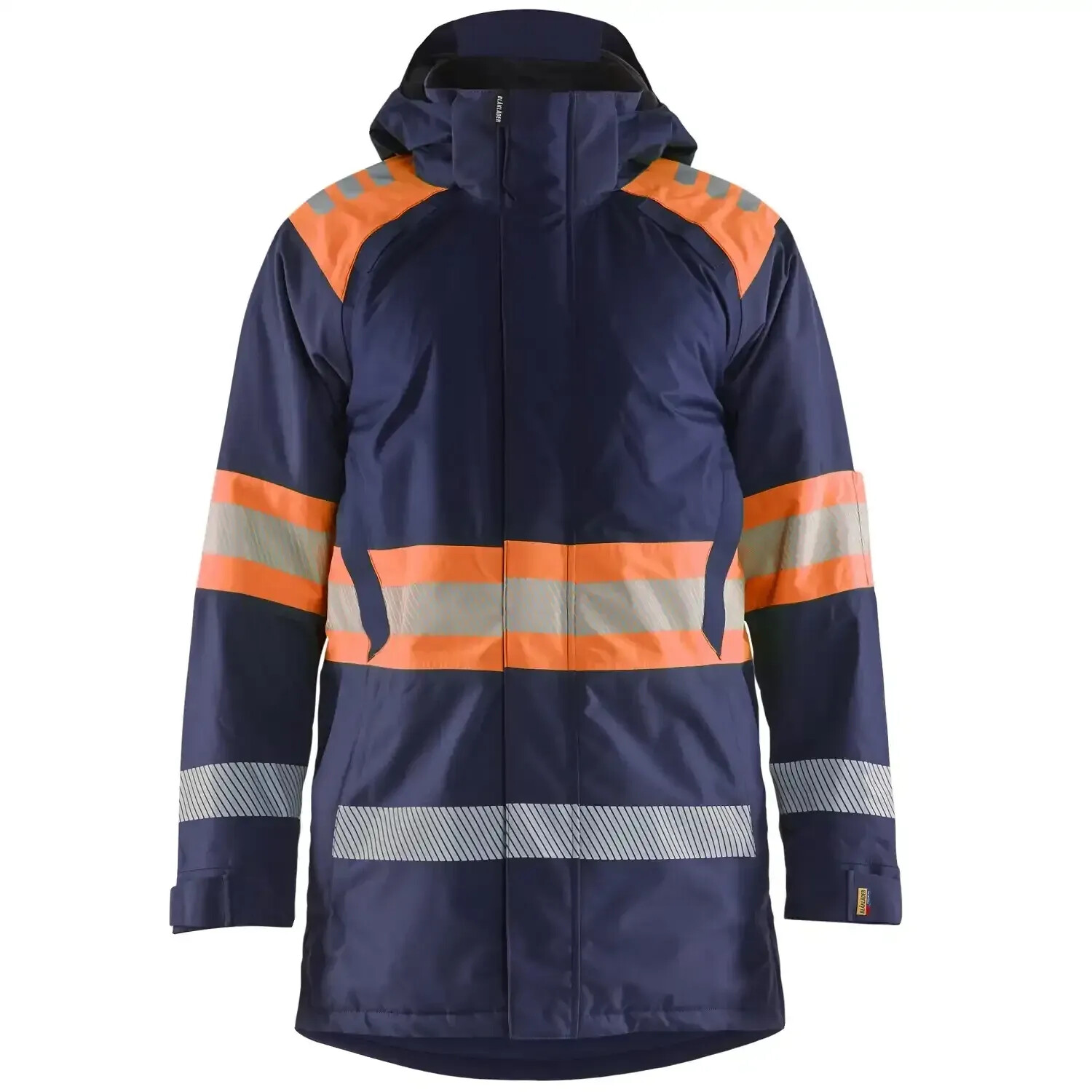 Blakläder Warning protection Winterparka Kl. 1 4485 marine/orange