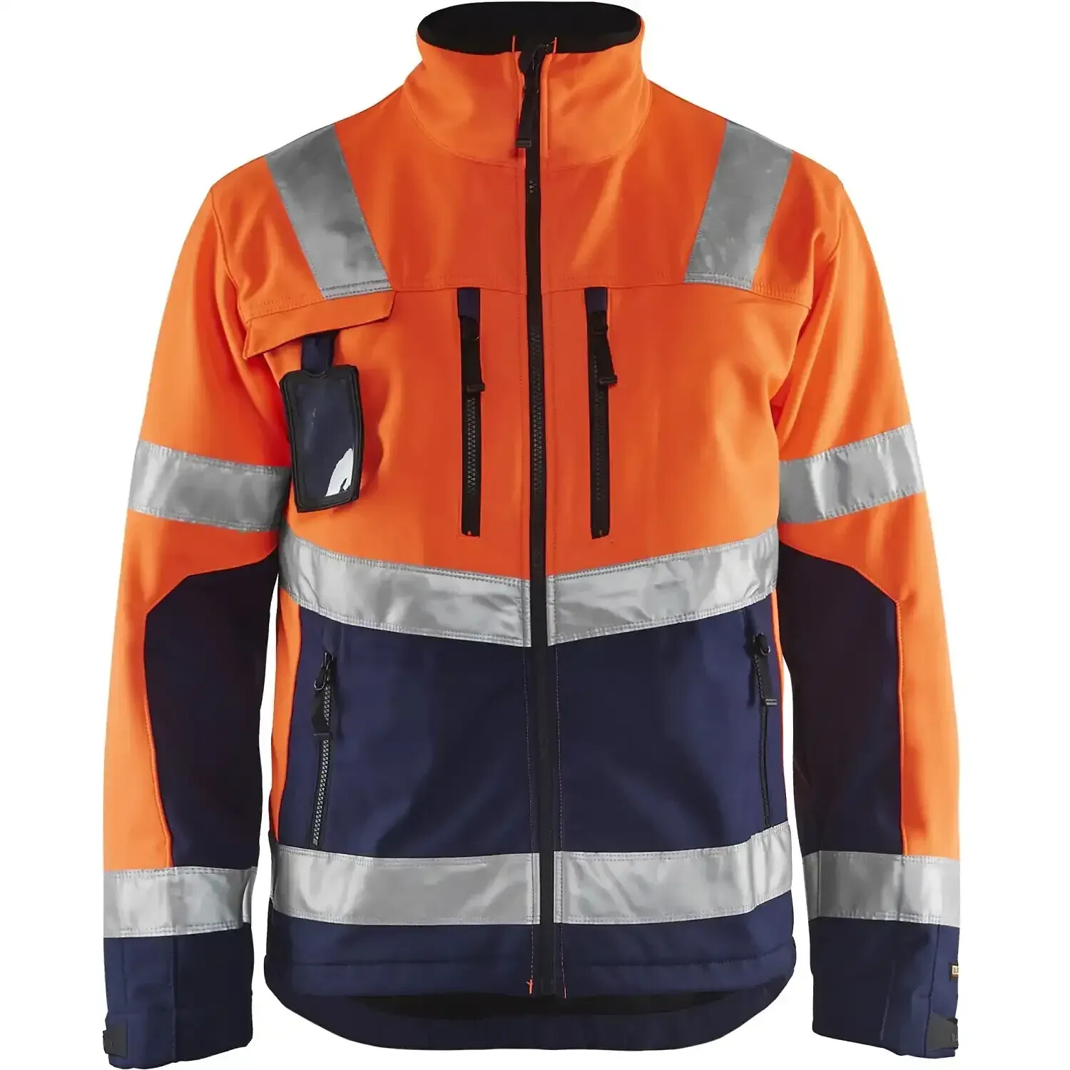 Blakläder Warning protection Softshelljacket 4900 orange/marine