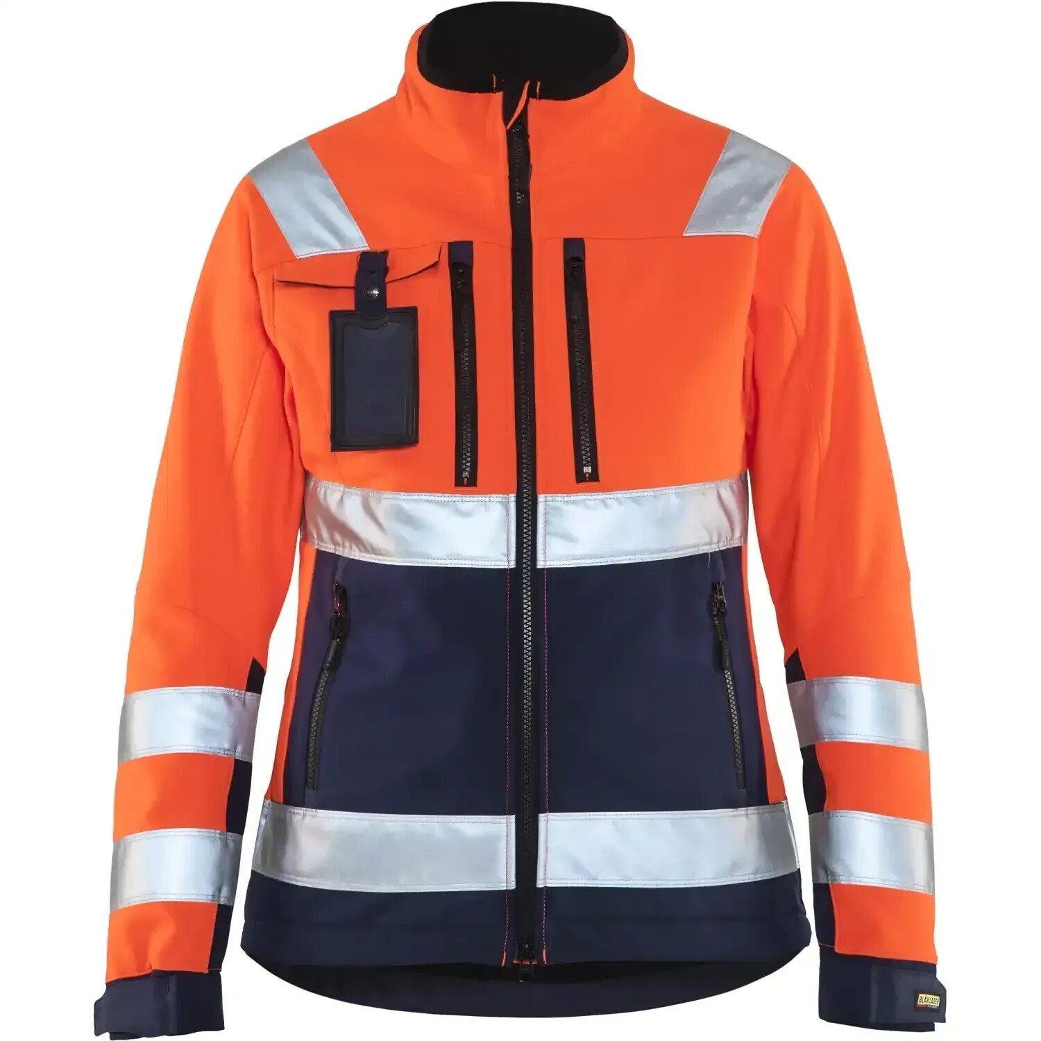 Blakläder Lady Warning protection Softshelljacket 4902 orange/marine