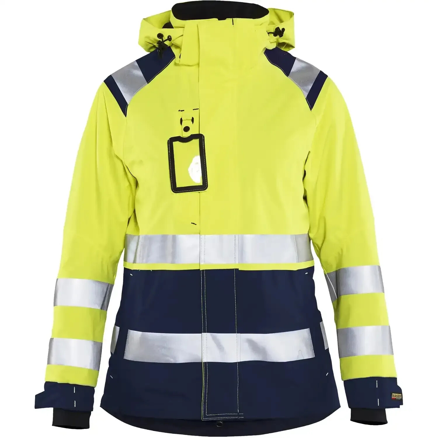 Blakläder Lady Warning protection Regenjacket 4904 yellow/marine