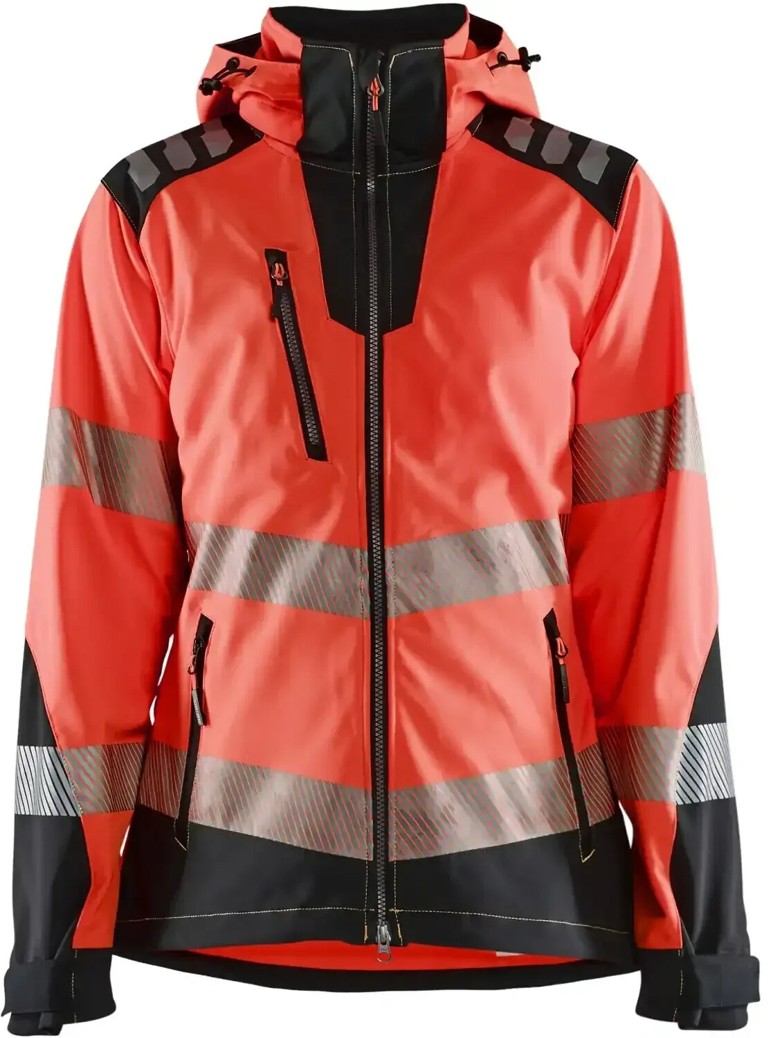 Blakläder Lady Warning protection Softshelljacket 4791 red/black