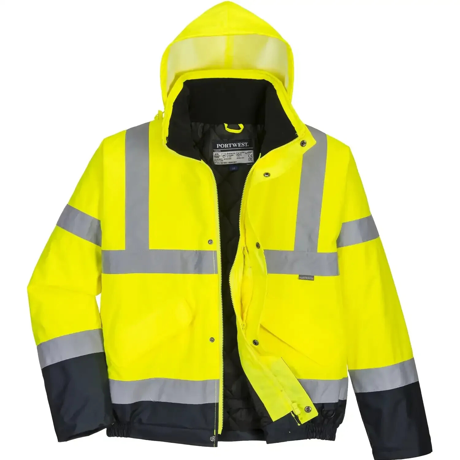 Portwest Warning protection Pilotjacket S266 yellow/marine