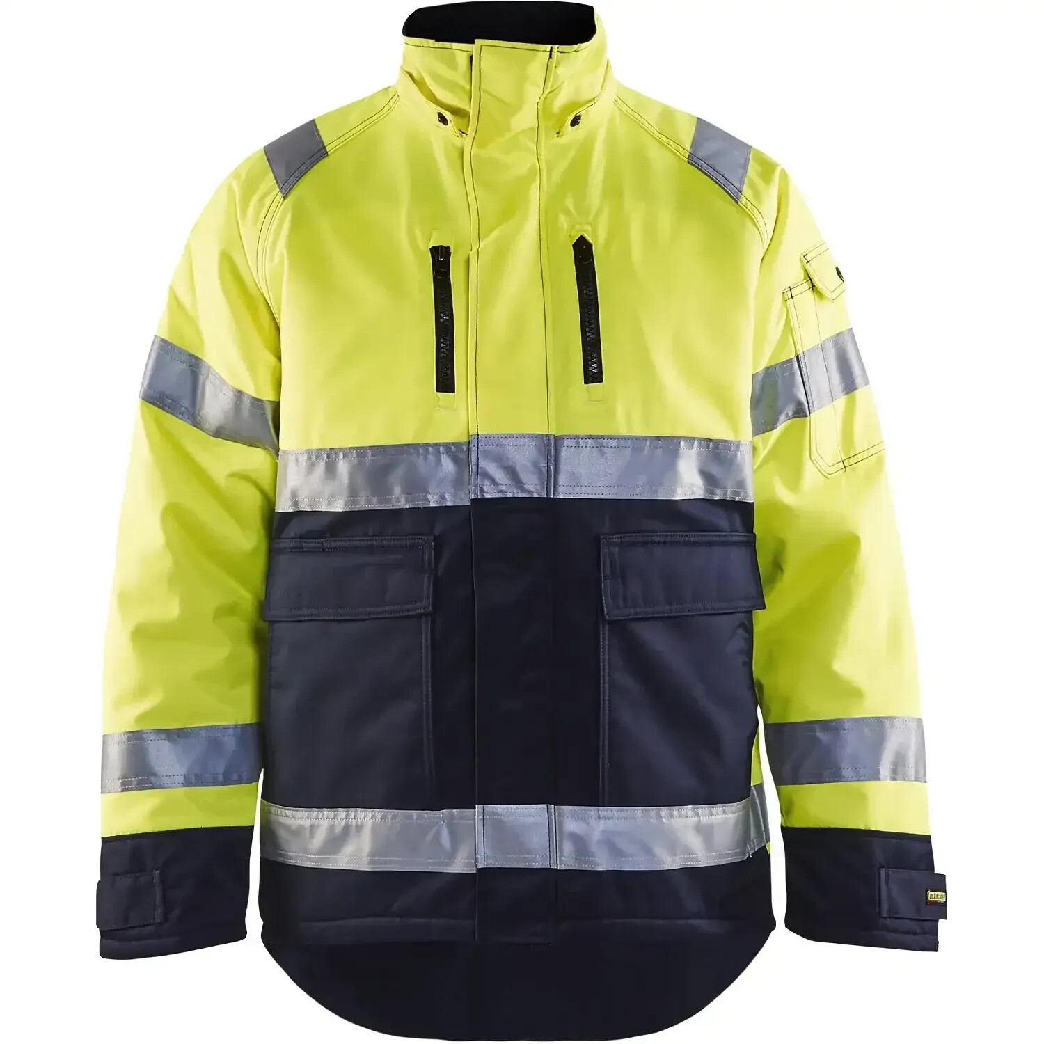 Blakläder Warning protection-Winterjacket 4828 yellow/marine