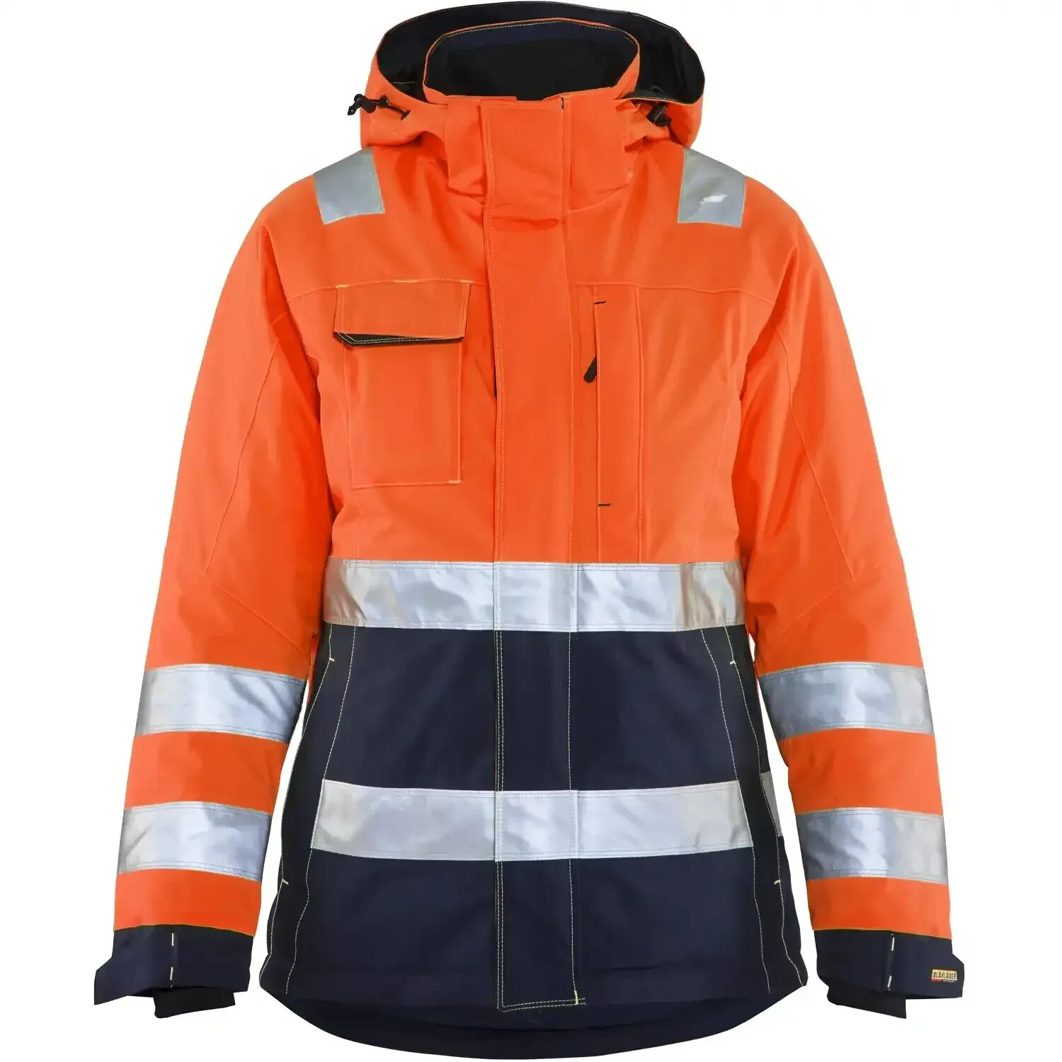 Blakläder Lady Warning protection Winterjacket 4872 orange/marine