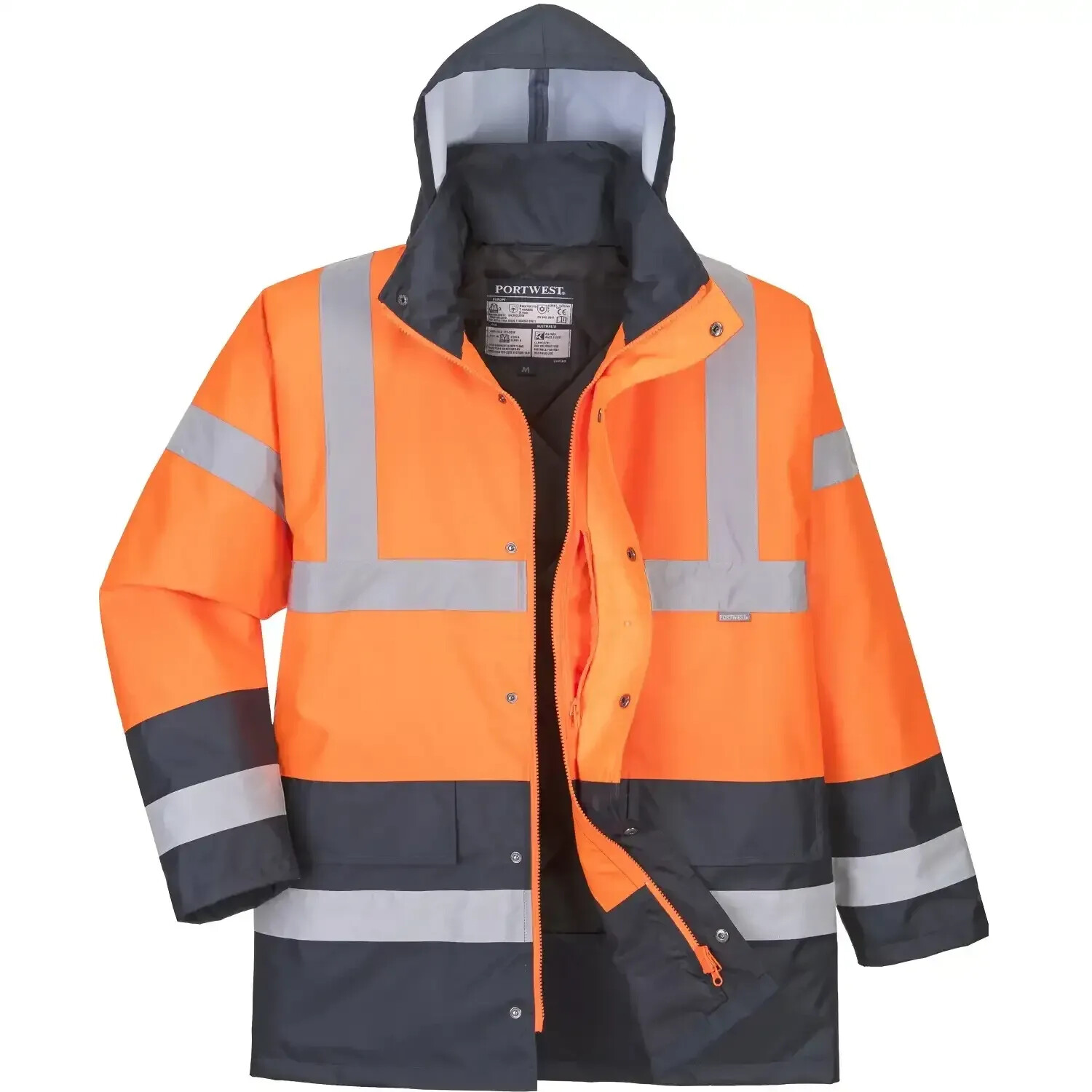 Portwest Warning protection Winterjacket S467 Traffic Orange