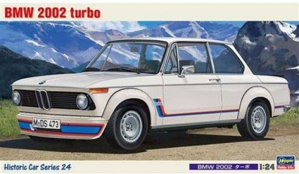 mayddle ハセガワ-1/24 BMW Maquette 2002 Turbo HMCC24 Multicolore 1:24 Scale