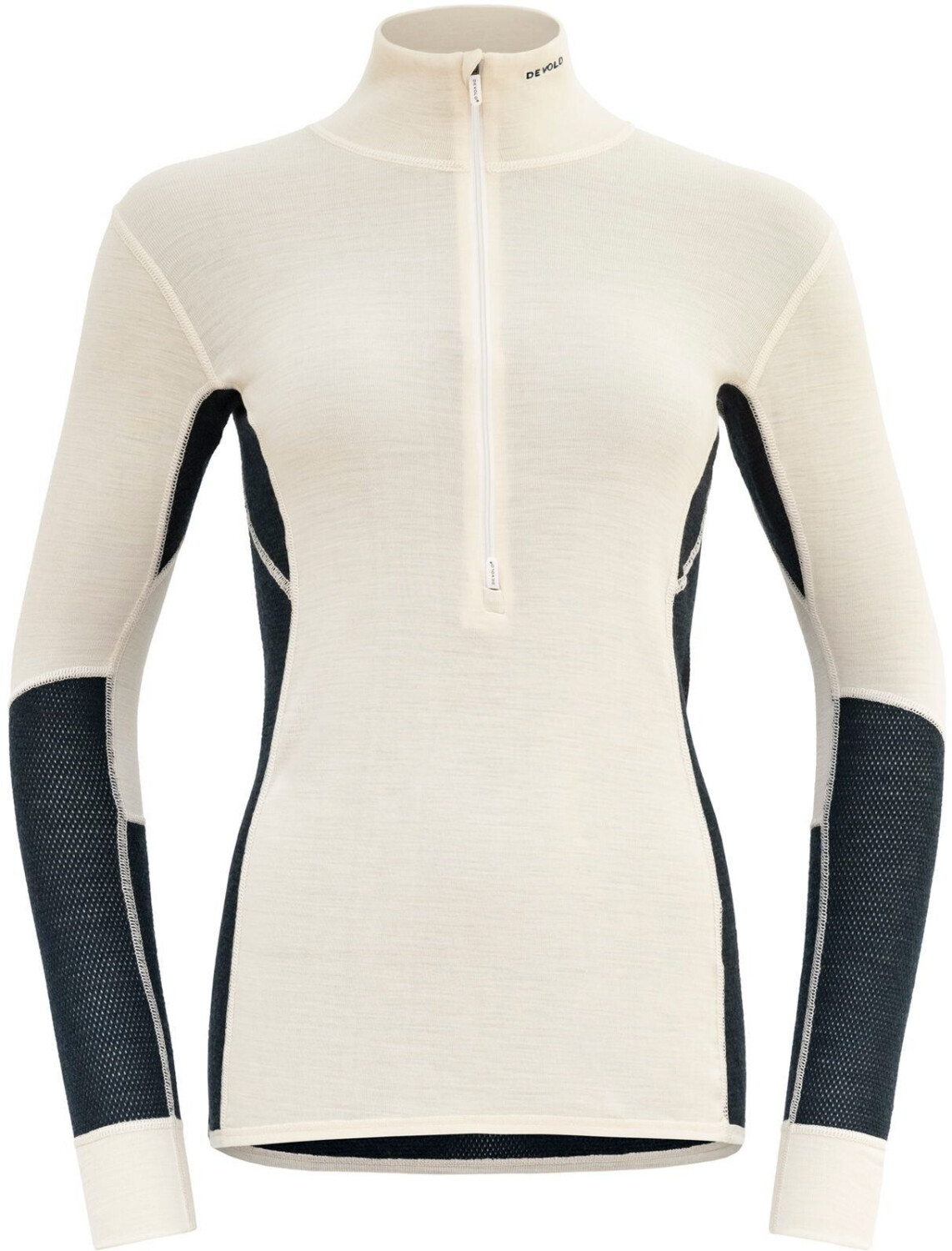 Devold Wool Mesh 190 Zip Neck Wmn ink/offwhite