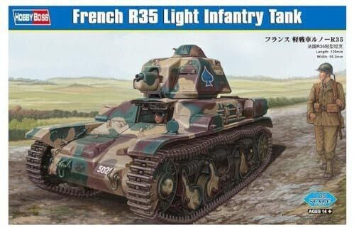 HobbyBoss 1:35 - French R35 Light Infantry Tank - HBB83806