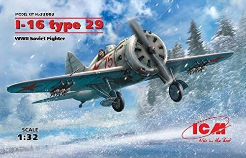 ICM I-16 Type 29 Wwii Soviet Fighter - 1:32e