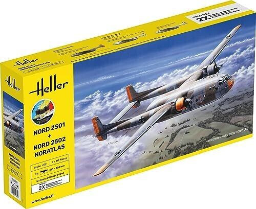 Heller Avions : Starter Kit : Nord 2501 et Nord 2502 NORATLAS Twinset