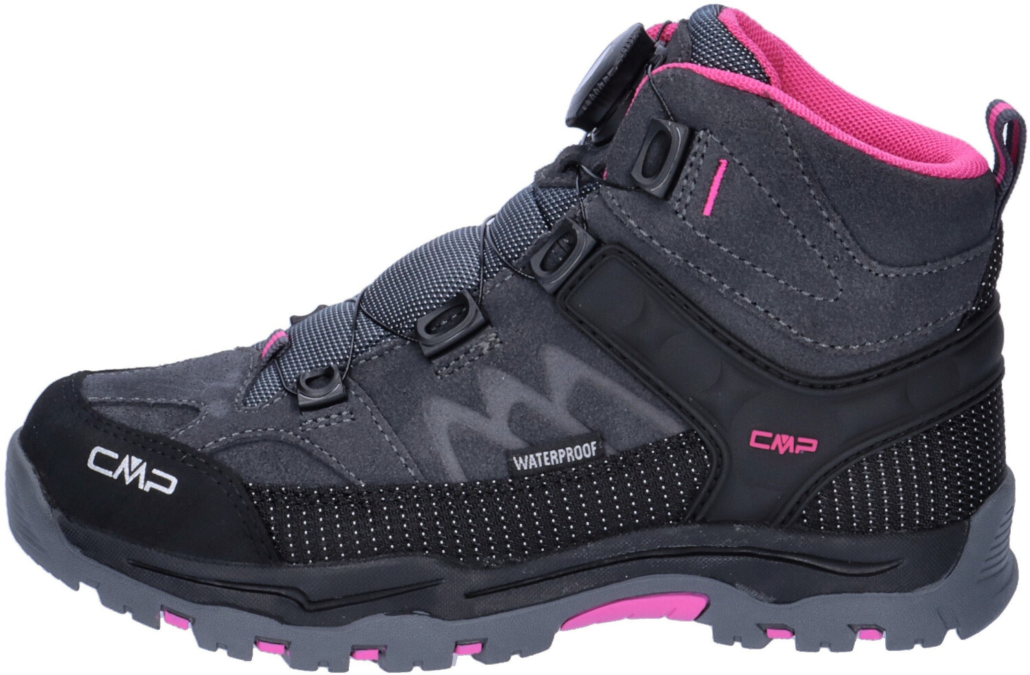 CMP Kiruna Mid Fitgo hiking shoe kids dark grey