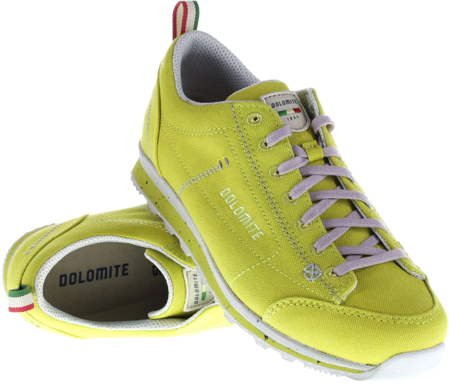 Dolomite 54 LH Canvas Evo Casual Shoes yellow
