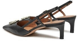 Hugo Boss Slingbacks made of Nappa leather with Double-B monogram Janet SLB50 NABB black 50523386