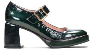 Hispanitas HI233001 Mary Jane Tokio green leather shoes