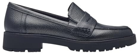 Jana Shoes Slipper with block heel metallic Steel Metallic