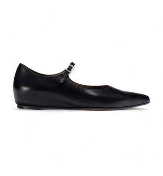 Wonders A-3811 Leather Ballerinas Seul black