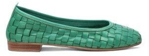 Carmela 16166207-VERDE Leather Ballerinas green