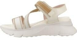 Hispanitas Sport Jamaica white leather sandals 6cm wedge height