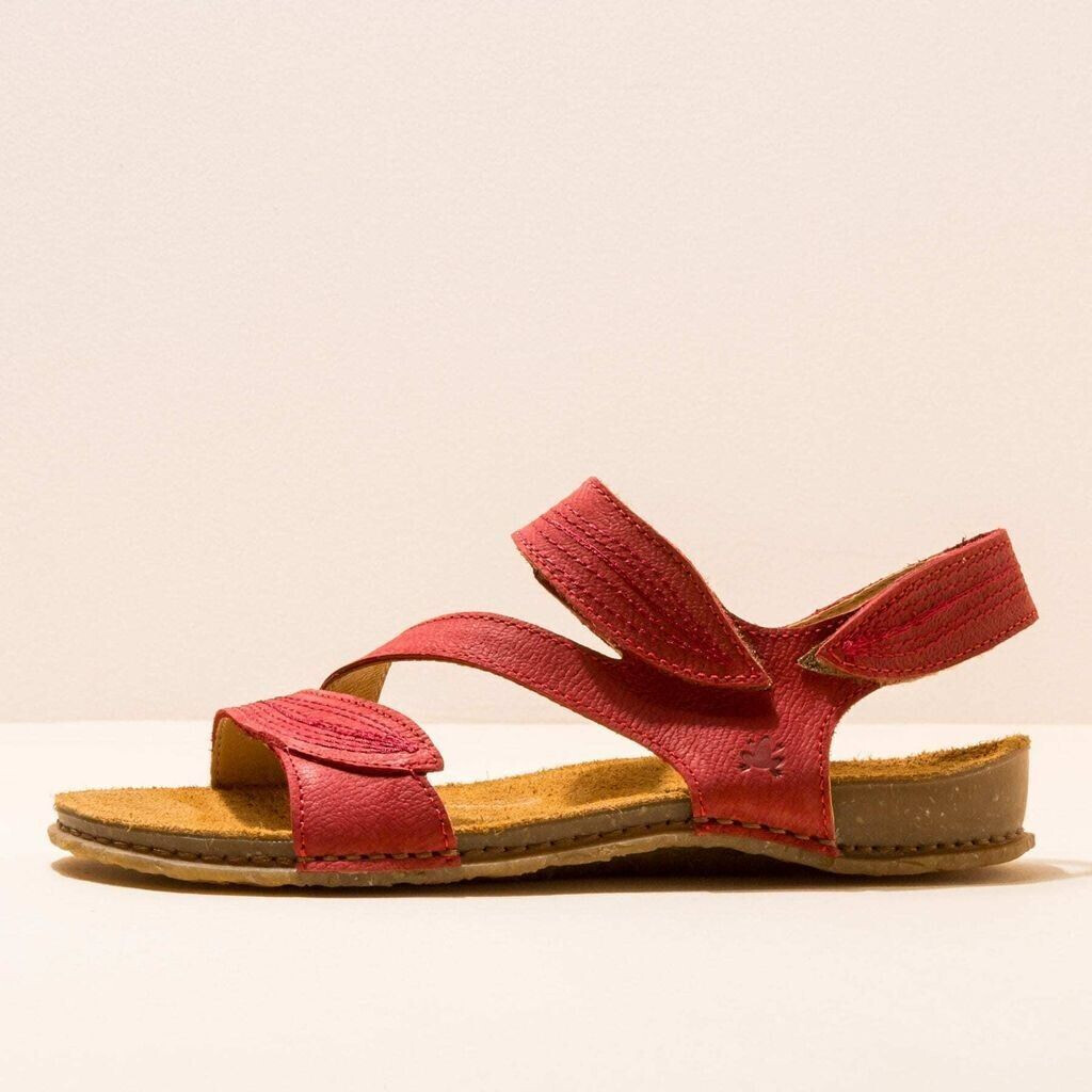 El Naturalista Leather sandals N5810 Panglao red