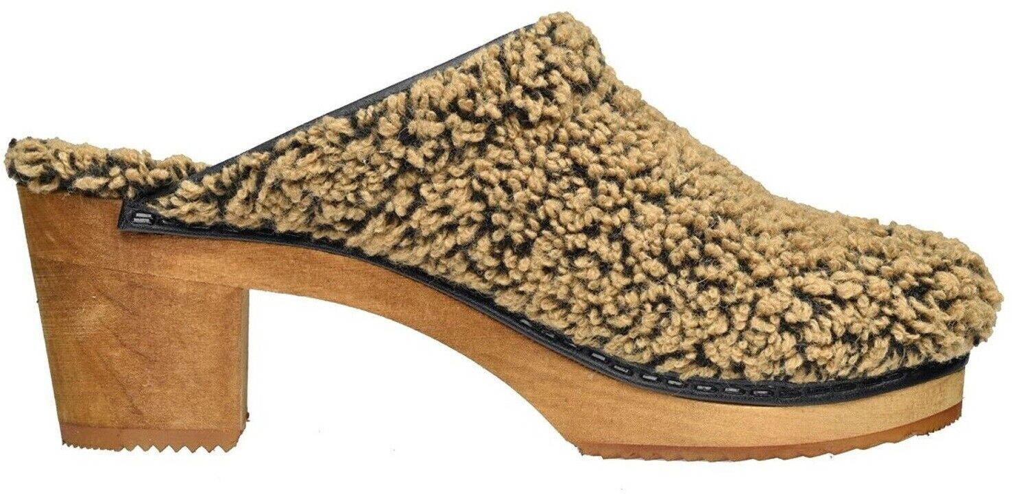 Sanita 'Shearly' Block Heel Woolly Clogs 479900