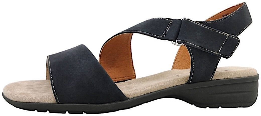 Jana Shoes Flat sandals with velcro closure blue navy
