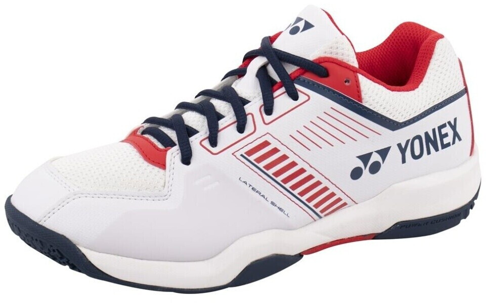 Yonex Power Cushion Strider Flow Wide Badminton Shoes white red