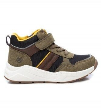 XTI Shoes with zipper for kids blue khaki