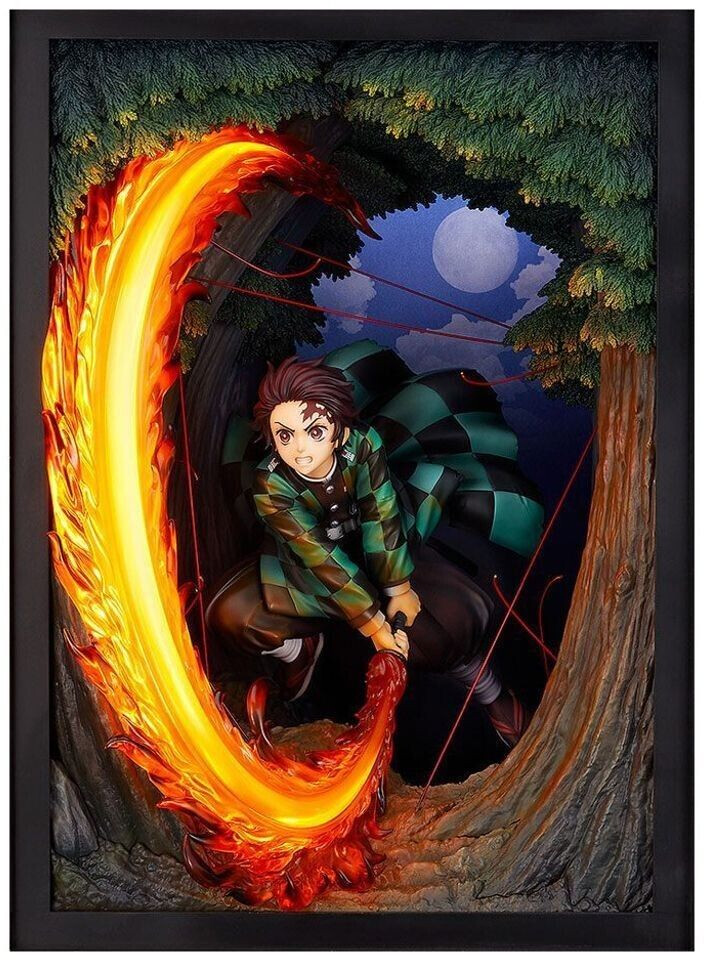 Good Smile Company Tanjiro Kamado Hinokami Kagura Dance 36 cm Kimetsu No Yaiba Painted Plastic Figure