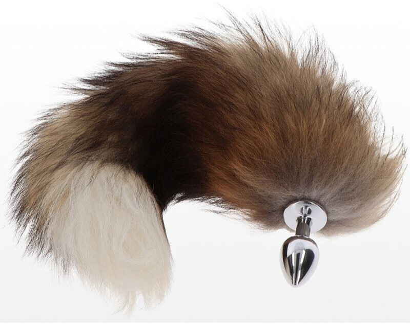 Taboom Luxury Bondage Essentials Foxtail butt plug brown 41 cm