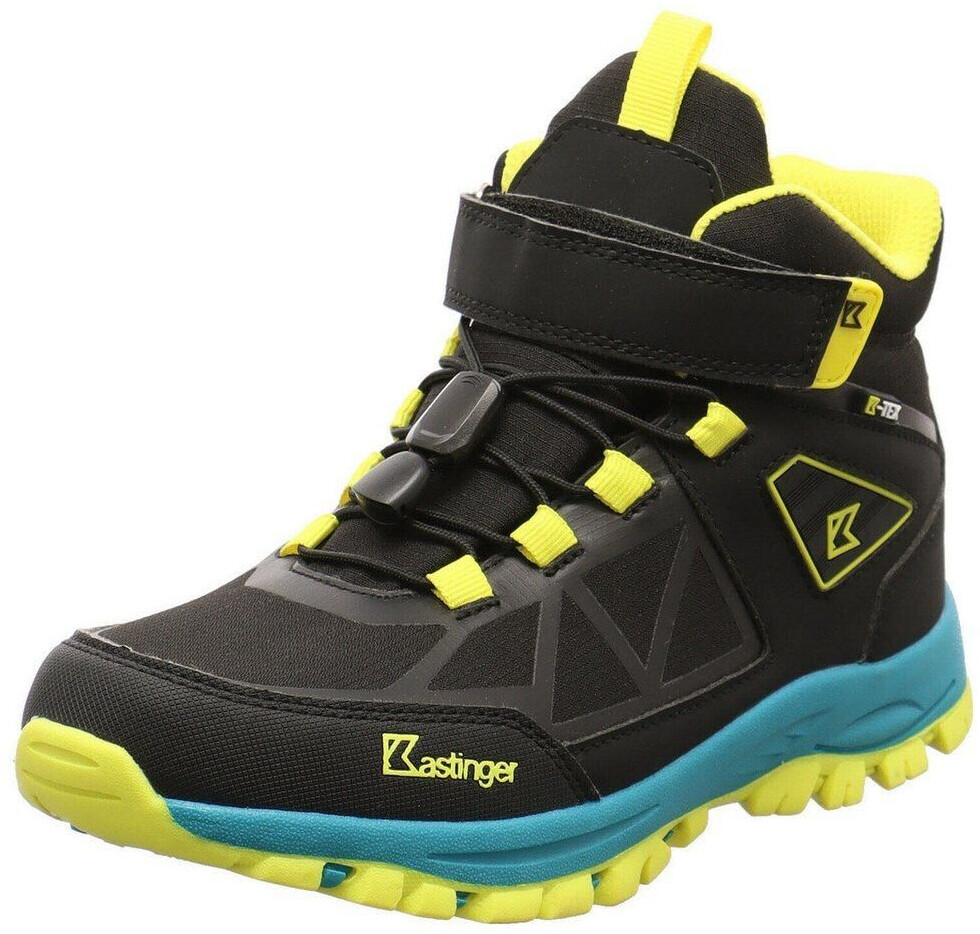Kastinger KARLSPITZ MID EV KTX hiking shoe jet black neon yellow