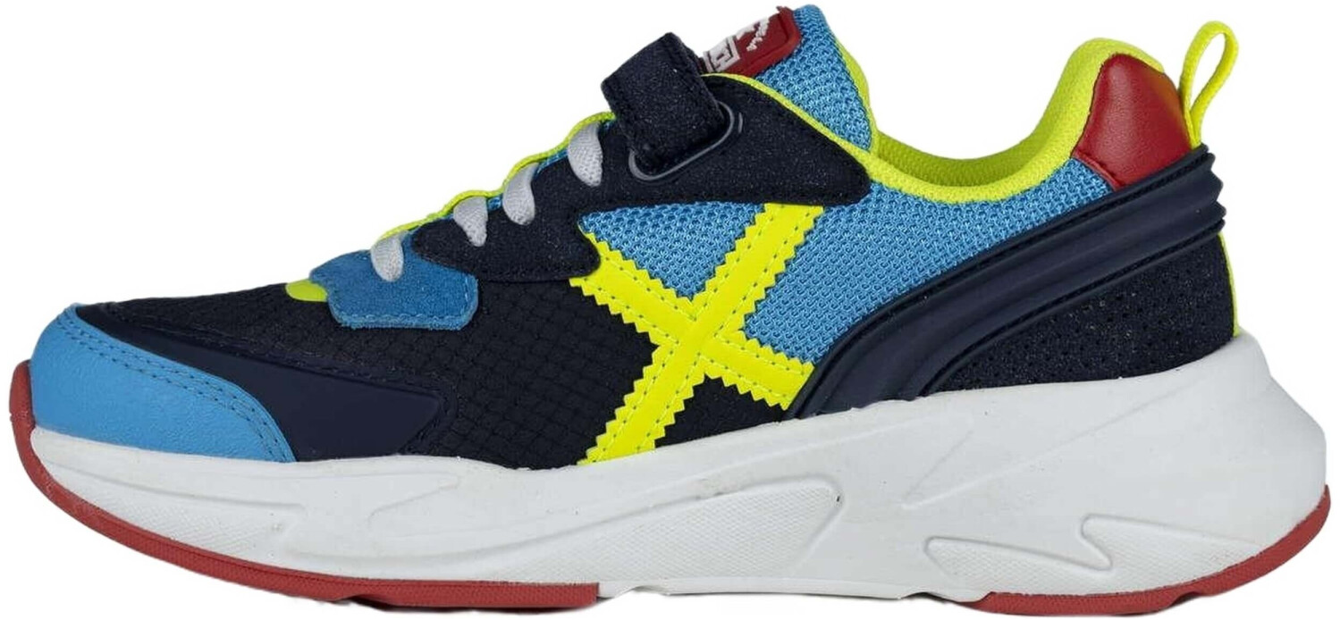 Munich Mini Track VCO Kids Sneaker black blue green