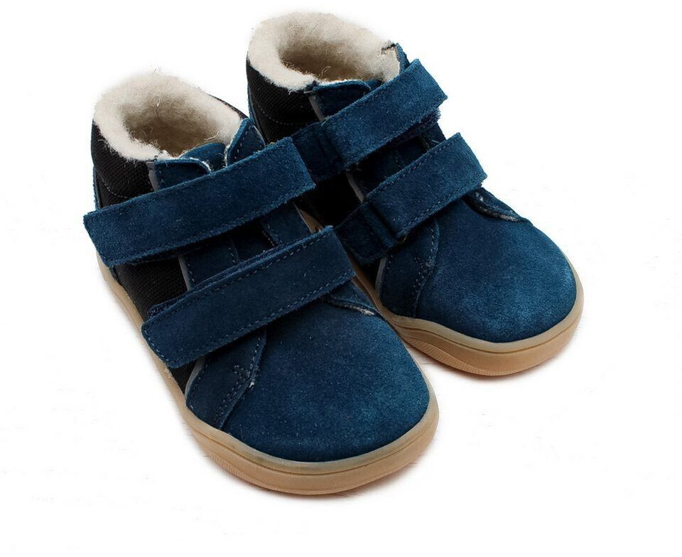 Pololo Barefoot membrane half shoe Mario lined blue