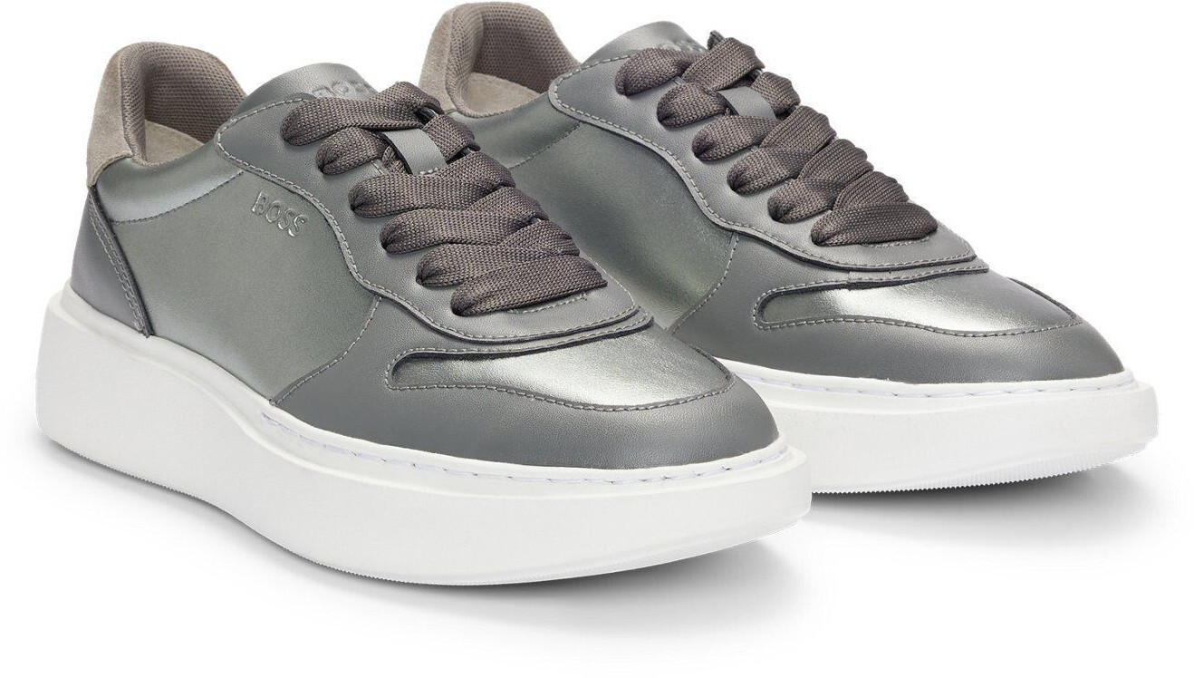 Hugo Boss Sneakers synthetic leather silver details Amber Tenn flmt 50529695