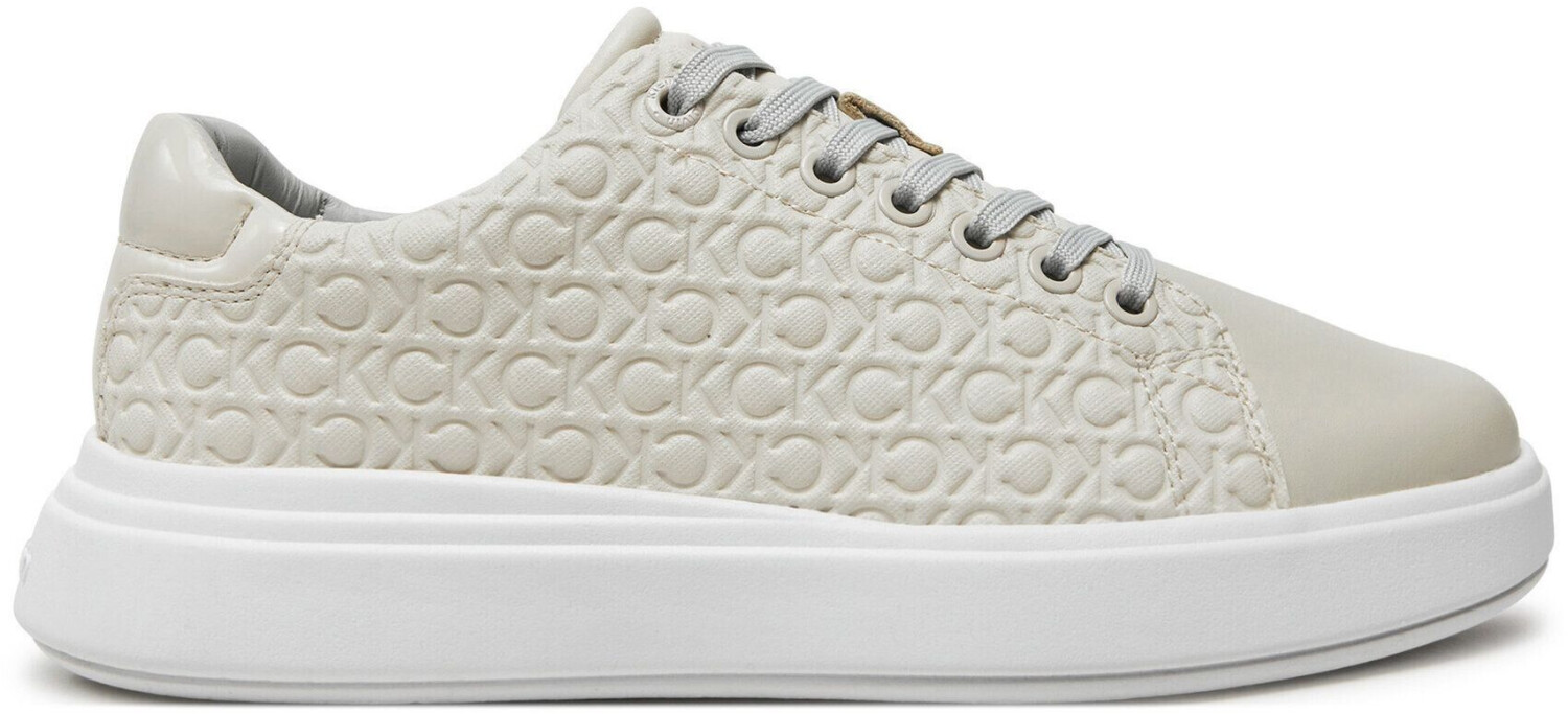 Calvin Klein Sneakers Cupsole Lace Up Saff Mono HW0HW02103 beige