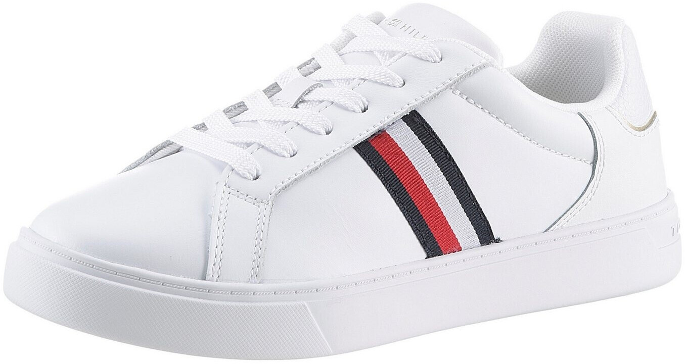 Tommy Hilfiger Essential Court Sneaker Stripes FW0FW08001 white