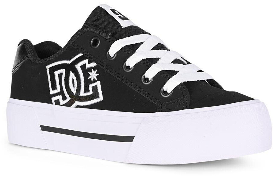 DC Shoes Chelsea Platform Skate Shoes black white