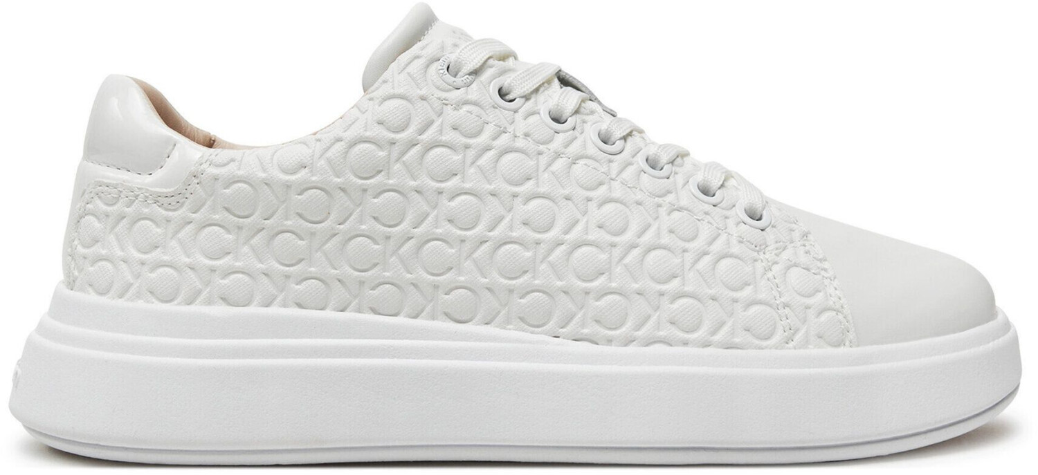 Calvin Klein Sneakers Cupsole Lace Up Saff Mono HW0HW02103 white