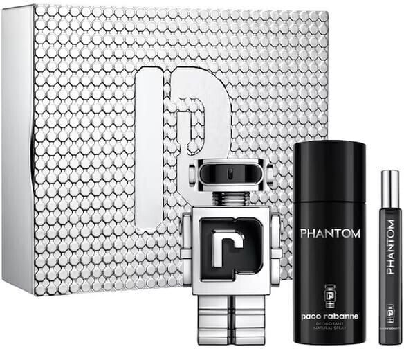 Paco Rabanne Phantom Gift Set (EdT 100ml + Edt 10ml + DS 150ml)
