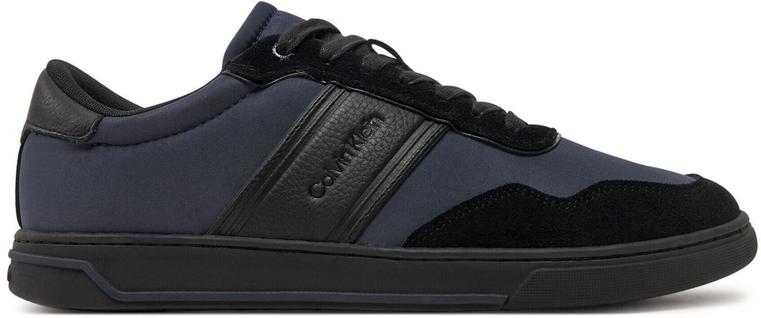 Calvin Klein Sneakers Low Top Lace Up Mix HM0HM01548 black