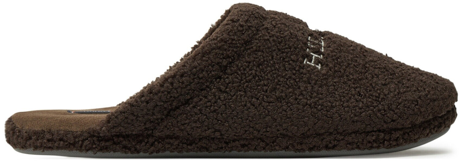 Tommy Hilfiger Warm Curly House Shoe slippers brown