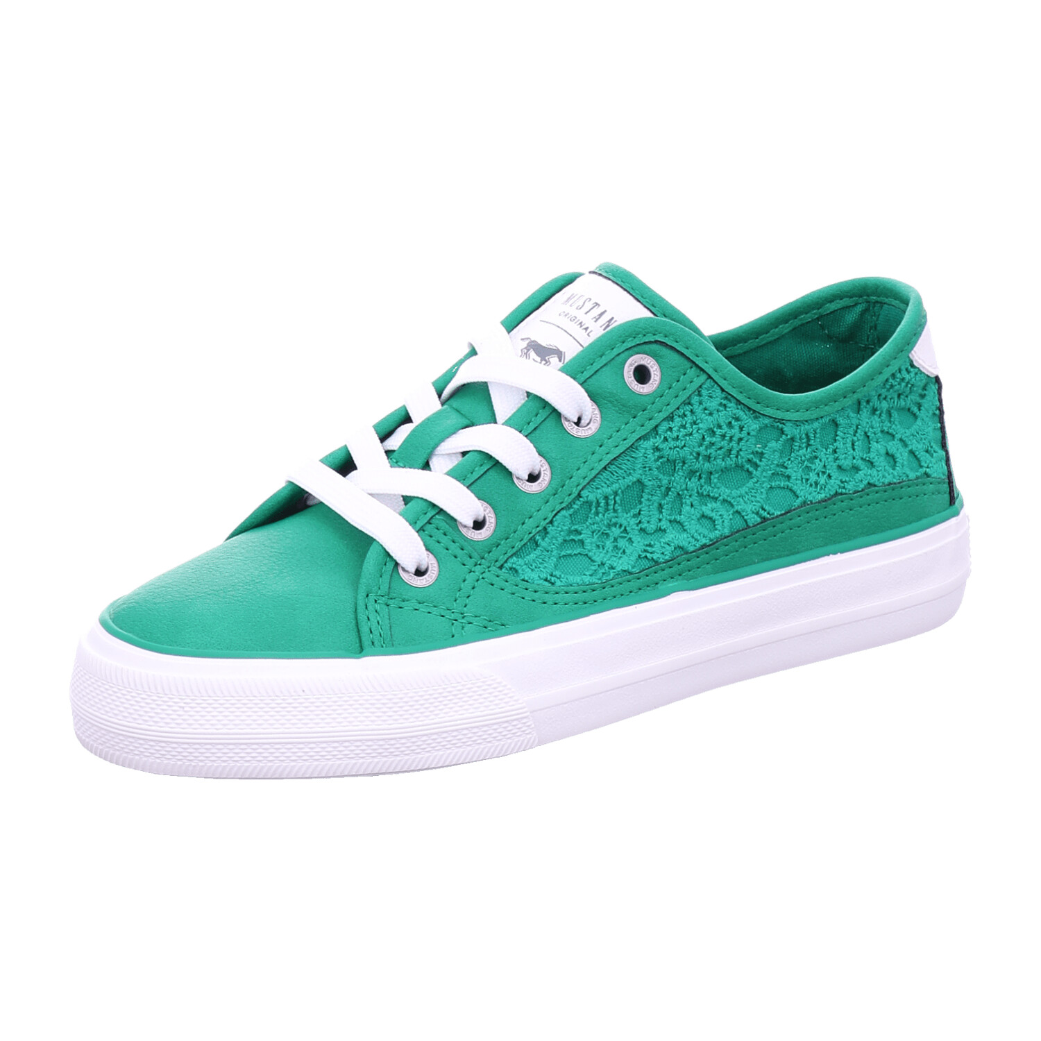 MUSTANG Women's Sneaker green white