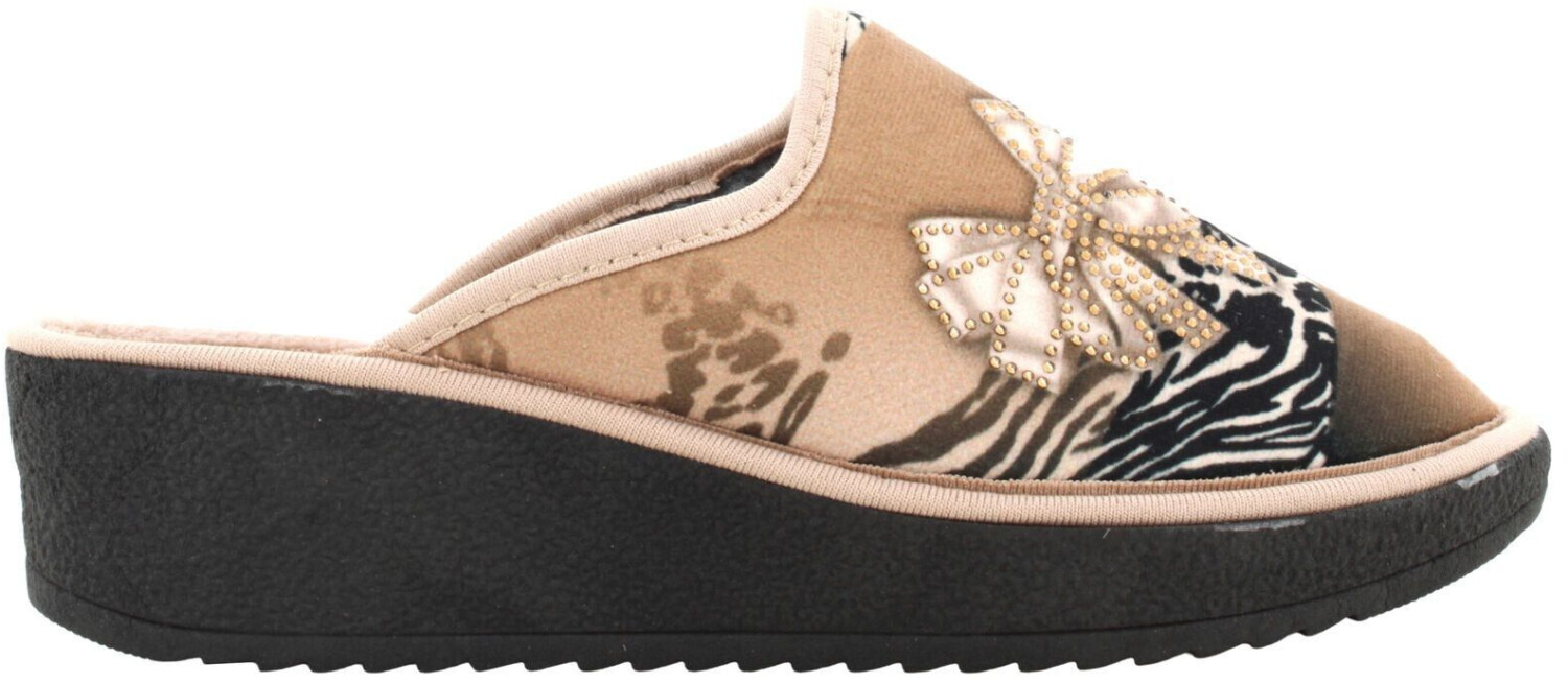 Valleverde Women's Slipper 58250 suede beige grey red