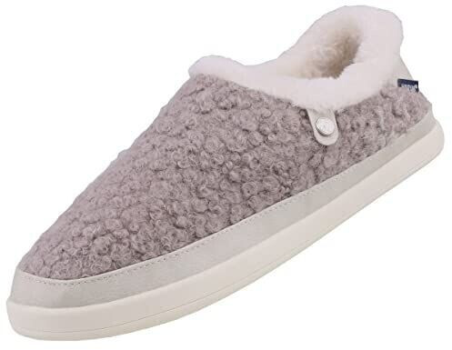 MUSTANG Fleece-lined slippers grey