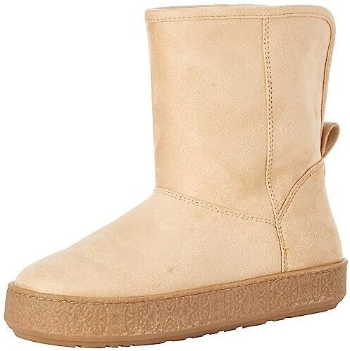 Amazon Essentials Shearling Mule beige micro suede