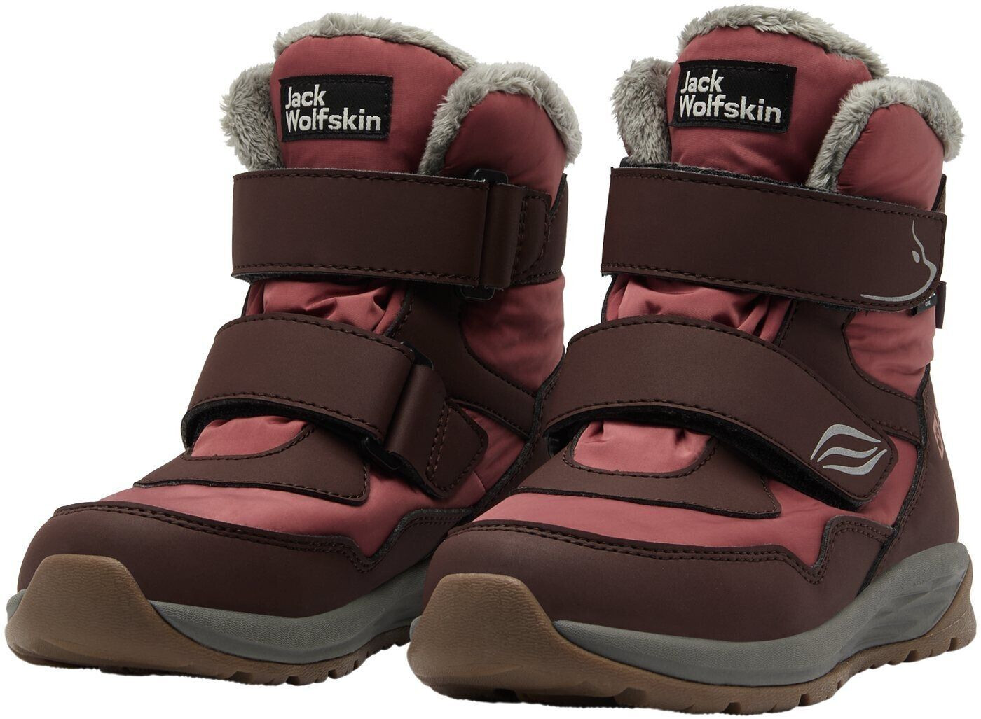 Jack Wolfskin Snowboots brown grey red