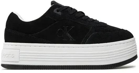 Calvin Klein Sneakers Bold Platf Laceup Low Mg Suede YW0YW01575 black