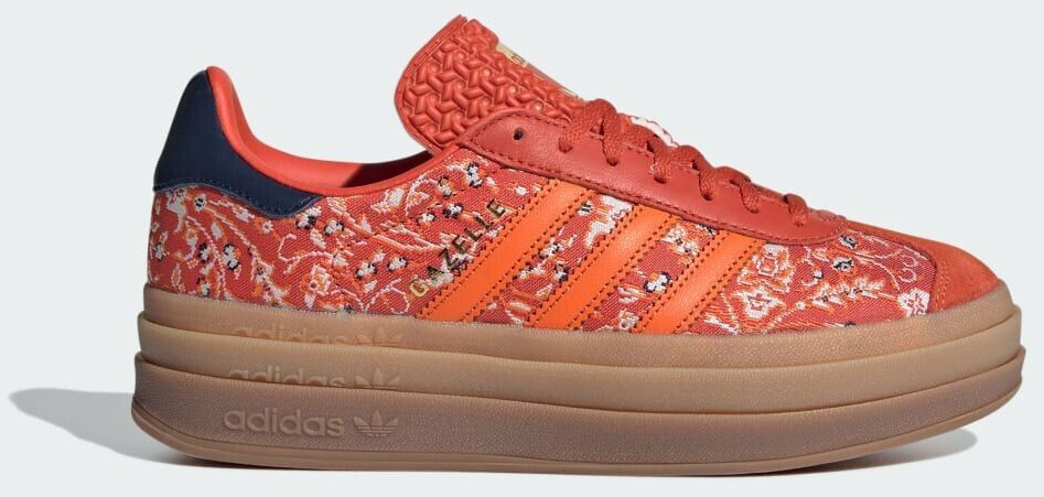Adidas Gazelle Bold Shoe red orange night indigo