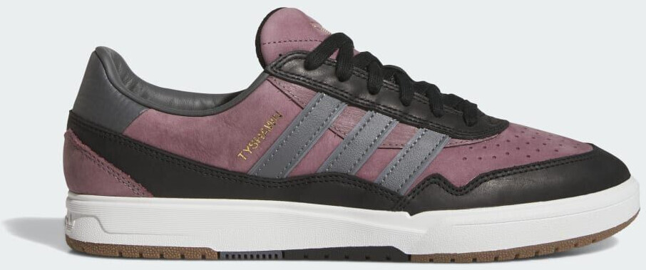 Adidas Tyshawn II Skate Shoe Shadow Fig Grey Five Core Black