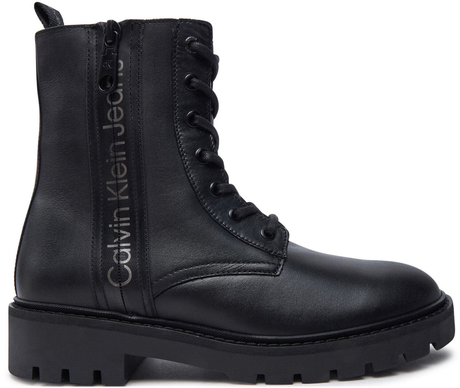 Calvin Klein Combat Mid Laceup Zip Wn YW0YW01035 black