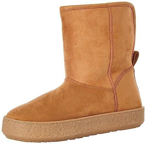 Amazon Essentials Shearling Mule brown micro suede